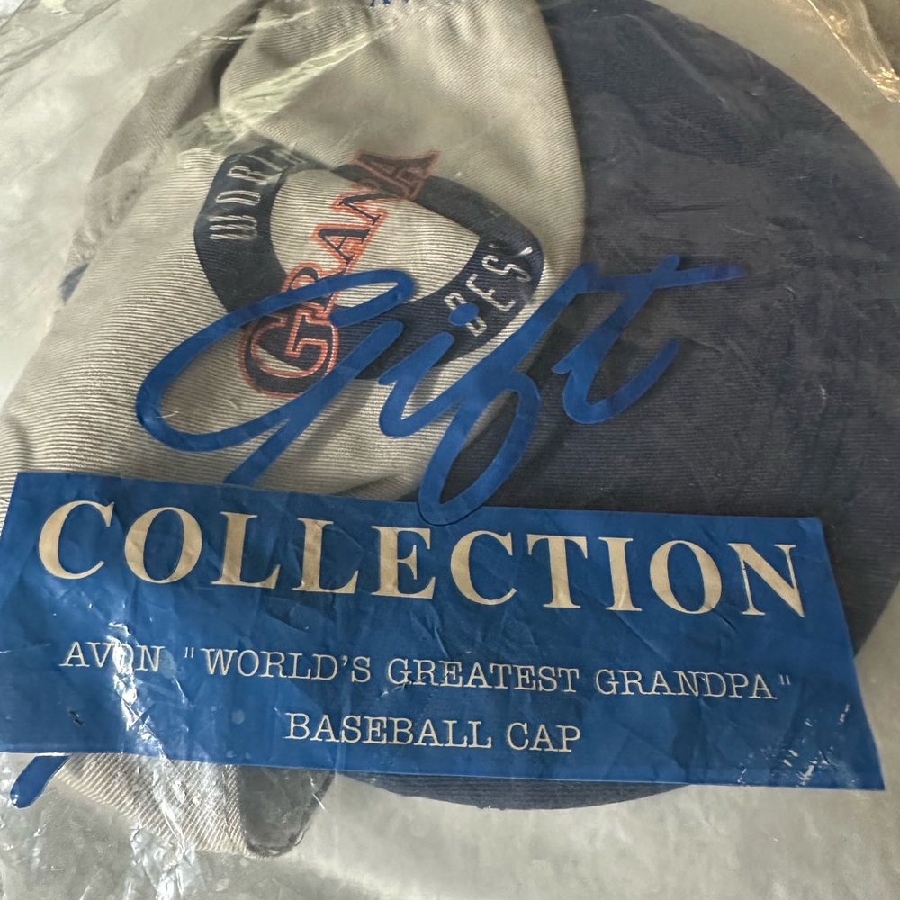 Avon Blue and Gray 'World's Greatest Grandpa' Baseball Cap
